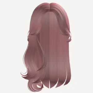 Pink Straight Long Hair, a Roblox hairstyle