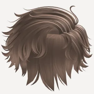 Milktea Fluffy Messy Side Swept Boy Hair, a Roblox hairstyle