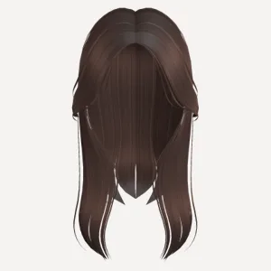 Brown Straight Hair, a Roblox hairstyle