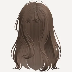 Brown Anime Girl Hair, a Roblox hairstyle