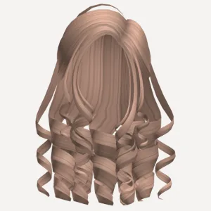 Swirly Cottagecore Curly Hair (Milktea), a Roblox hairstyle