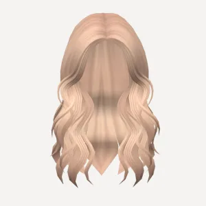 Lush Wavy Hair (Blonde), a Roblox hairstyle