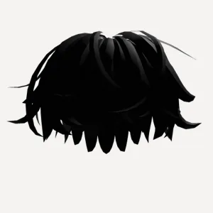 Black Messy Hair, a Roblox hairstyle