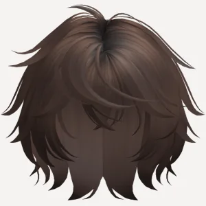 Brown Messy Anime Stylish Boy Hair, a Roblox hairstyle