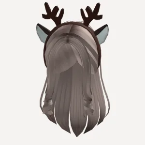 Blonde Antlers Hair Headband, a Roblox hairstyle