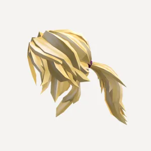 Blonde Action Ponytail, a Roblox hairstyle
