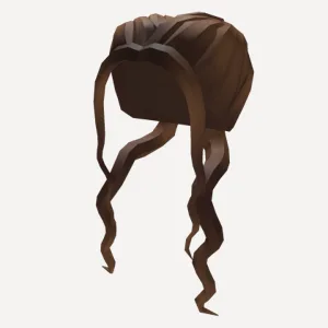 Shimmering Brown French Braids, a Roblox hairstyle