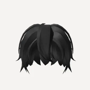 Black Anime Hair, a Roblox hairstyle