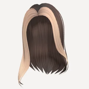 Popular Girl Blonde & Brown Hair, a Roblox hairstyle