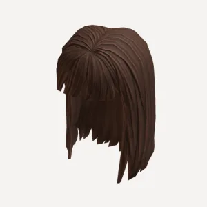 Straight Bangs - Brown, a Roblox hairstyle