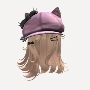 [FREE] Cute Girl Hair w Y2K Beret, a Roblox hairstyle