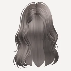 Wavy Popular Girl Hair (Ash Blonde), a Roblox hairstyle