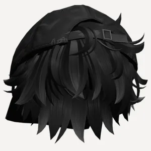 Messy Boy Hair w Backwards Cap, a Roblox hairstyle