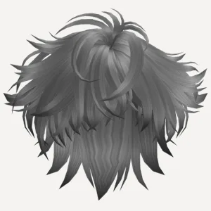 Messy Anime Wavy Boy Hair, a Roblox hairstyle
