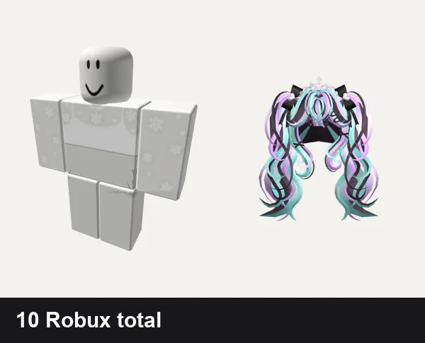 Aesthetic Roblox outfits under 50 Robux: ❄️Cute White Aesthetic Vintage Winter Christmas, cottage core dress white preppy xmas Christmas, Pastel Goth Princess Hair