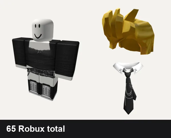 Emo outfit under 100 Robux: Emo, [ORIG] skirt + convers boots envy y2k vamp emo, Blonde Spiked Hair, Emo Collar  + Chained Tie 3.0