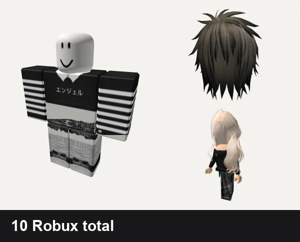 Emo Roblox outfits under 50 Robux: ✅ black y2k cross cyber tank da hood emo stripe, y2k graveyard outfit grey silver star vkei, Emo Boy Hair, Emo girl Avatar