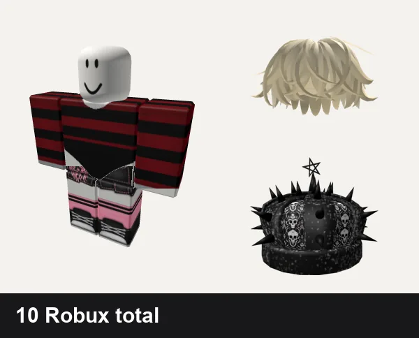Goth outfit 22: Snow Leopard w Bodysuit Red Goth Femb, Black and pink Y2K pretty gothic vamp skirt, Blonde Messy Hair, The Funeral Party Goth Queen