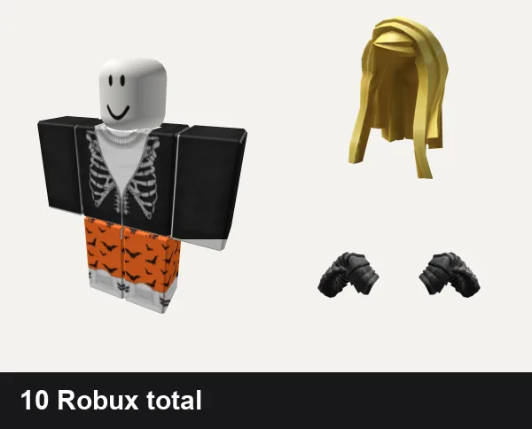 Halloween outfit 15: black skeleton hoodie y2k, Slender halloween, Straight Blonde Hair, Halloween Horns
