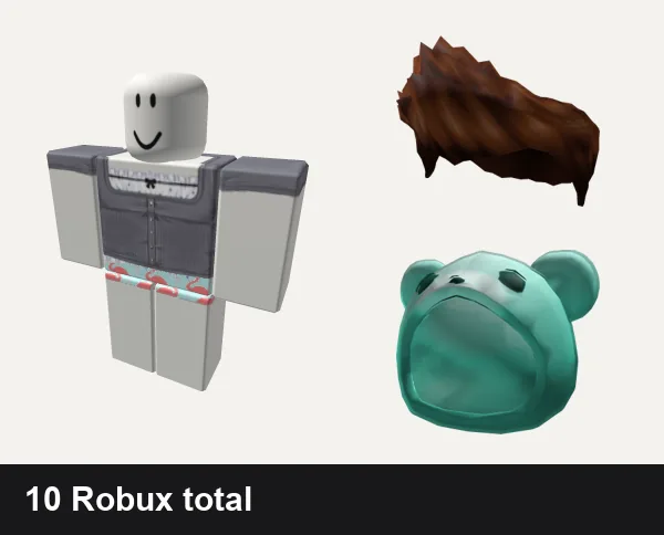 Preppy Roblox outfits under 50 Robux: ♡︎ _ preppy grey button up blouse, ✿preppy flamingo swimsuit, Brown Charmer Hair, Preppy Teal Tie-dye Bear Hood