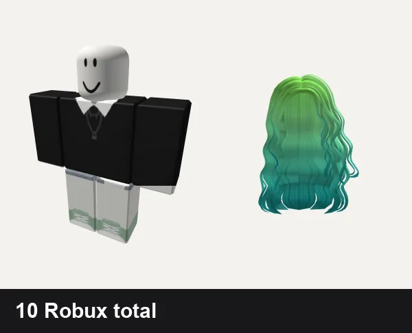 Almost free Y2K Roblox outfits: y2k Black Aesthetic, christmas y2k cottage core green sage vintage, Y2K Green/Blue Long Hair