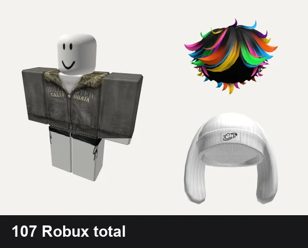 Y2K Roblox outfit ideas: 2000 y2k winter emo, Black Silk Mini Dress necklace jeans y2k goth, Catalog Avatar Creator: Messy Y2K Summer Boy Hair, Y2K White Knitted Rabbit Beanie
