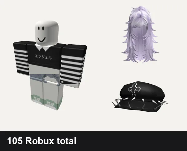 Y2K Roblox outfit ideas: ✅ black y2k cross cyber tank da hood emo stripe, christmas y2k cottage core green sage vintage, Y2K Messy Half Up Hair (Lavender), Y2K Spikey Beret